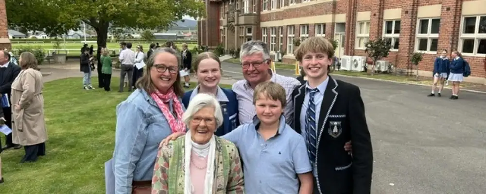 The Dowling Family at Valedictory Day