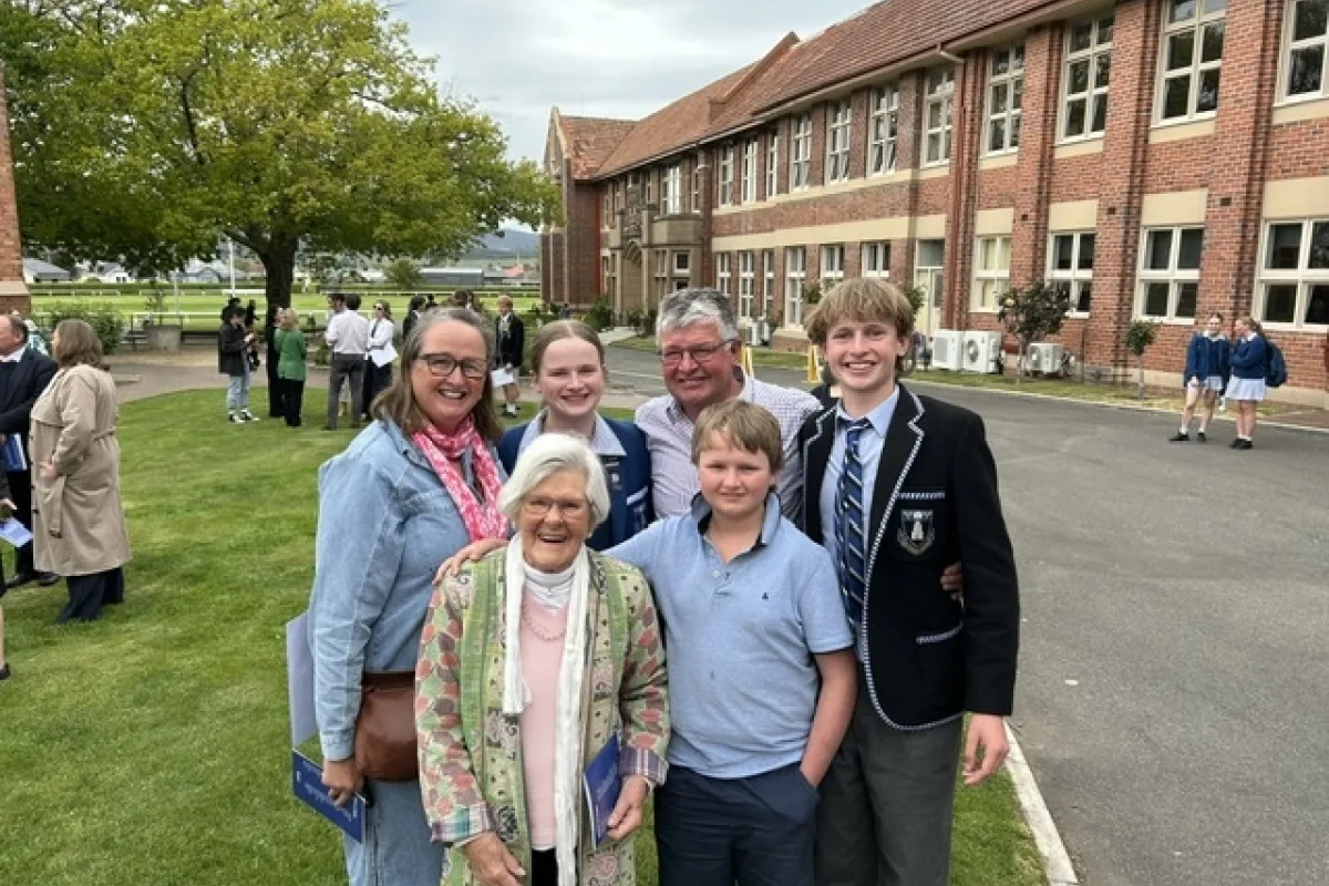 The Dowling Family at Valedictory Day