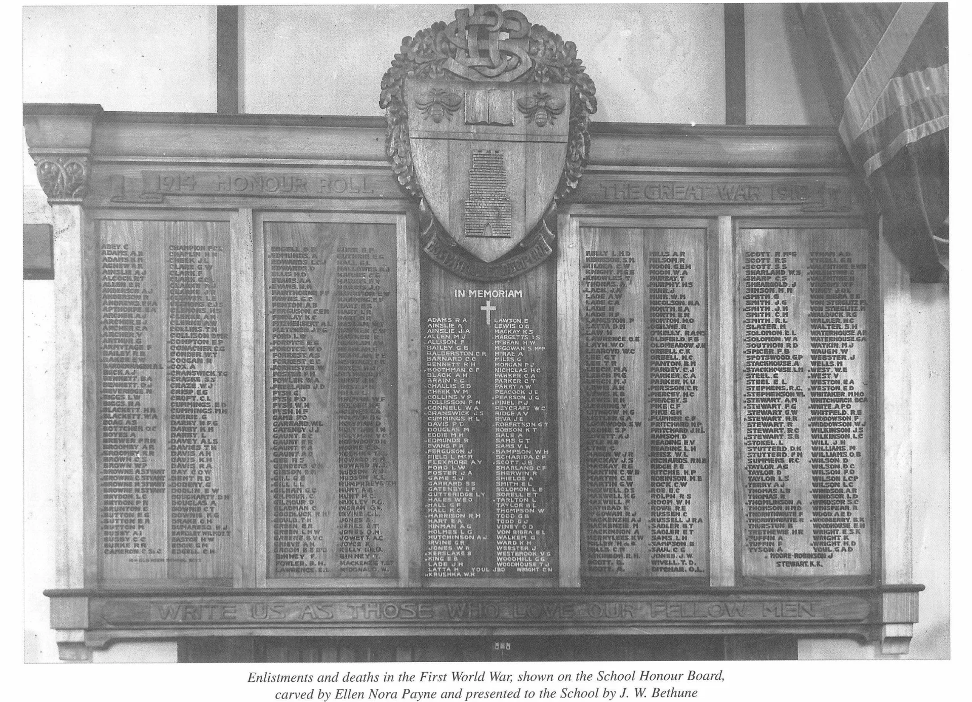 1910 Honour Board 2