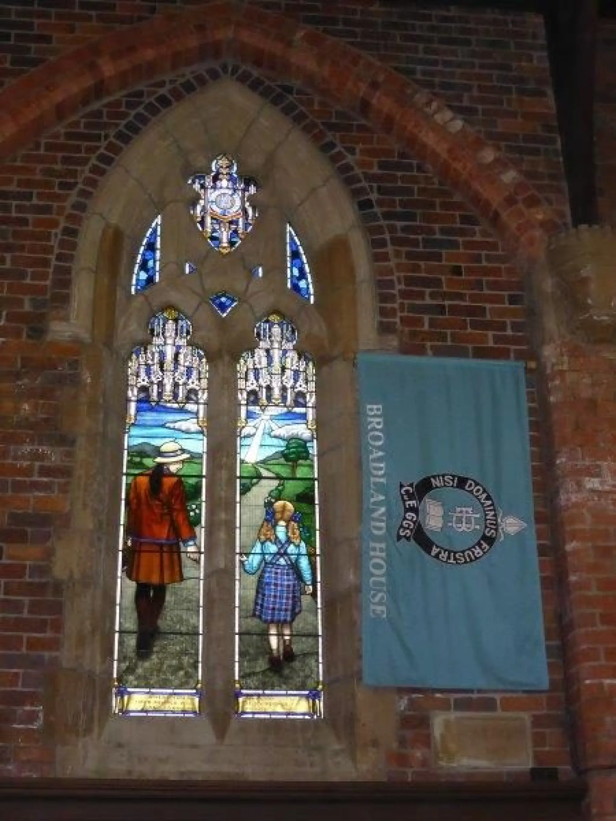 Broadland Window in the Grammar Chapel